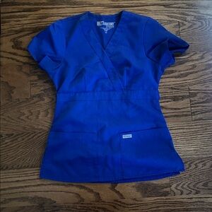 Grey's Anatomy Blue Scrub Top